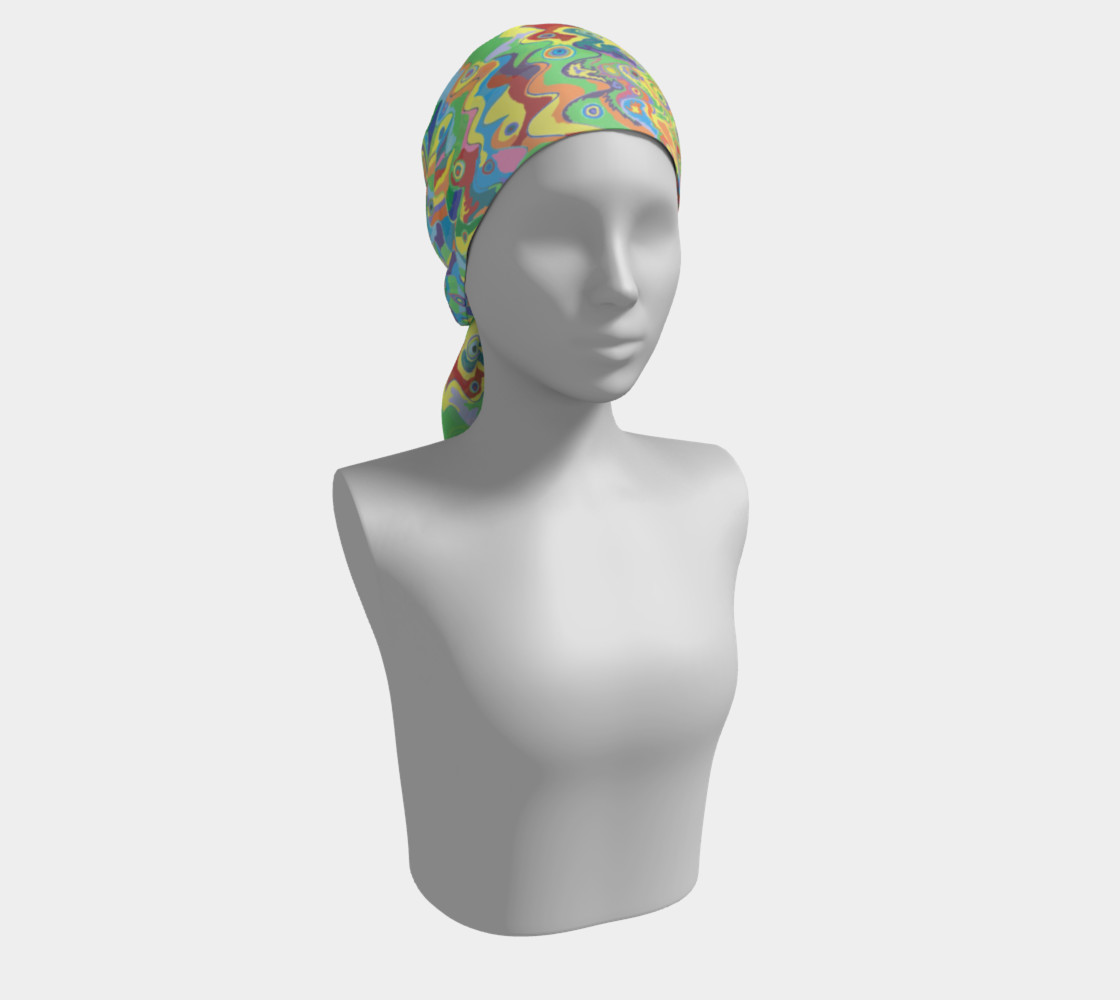 Abstract Hills Pattern 2 Long Scarf preview #2