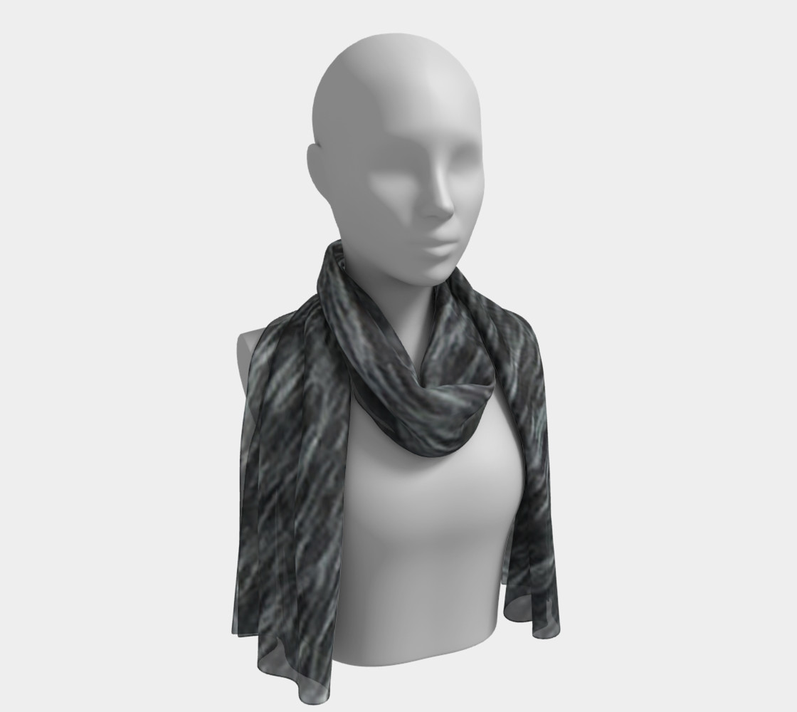 Blue Fur Long Scarf preview #1