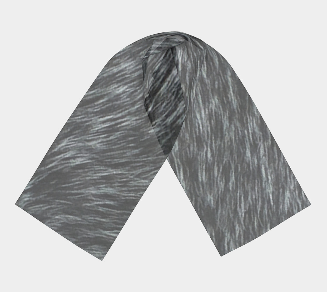 Blue Fur Long Scarf preview #3