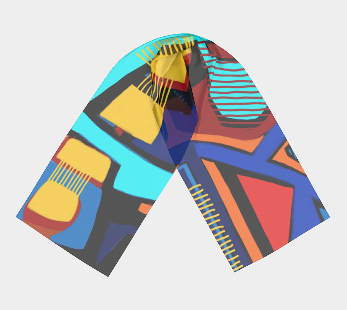 Blue Jazz Long Scarf preview #3
