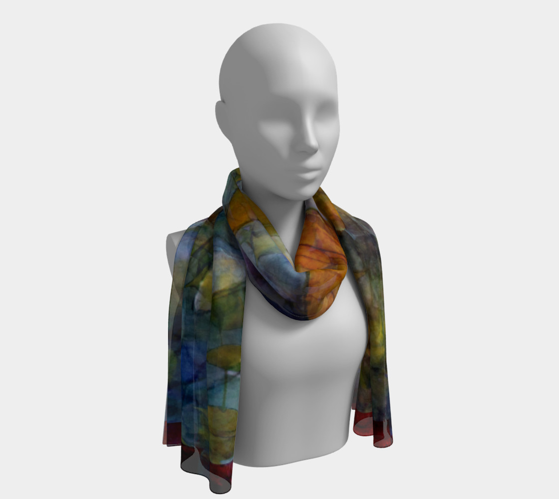 Autumn Leaves Long Scarf preview #1