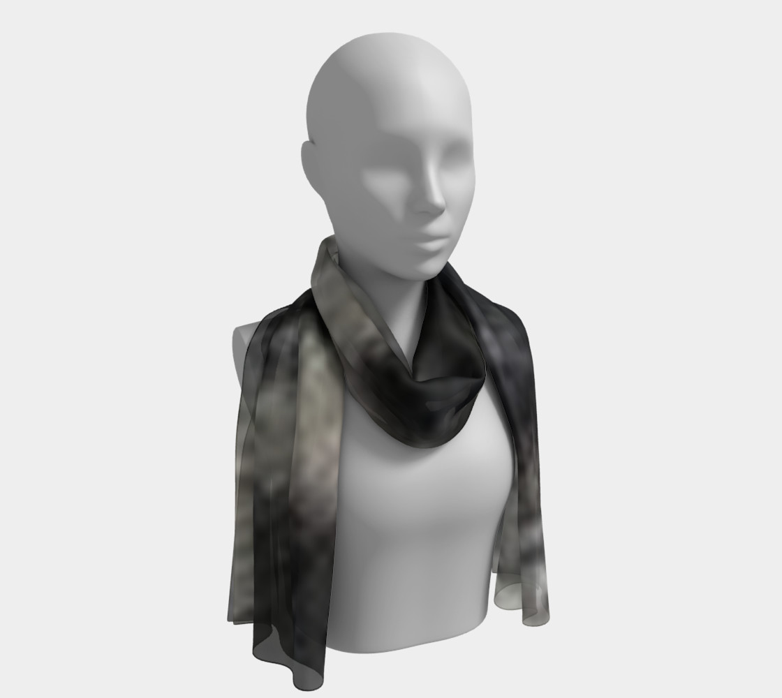 Blue Merle Fur Long Scarf preview #1