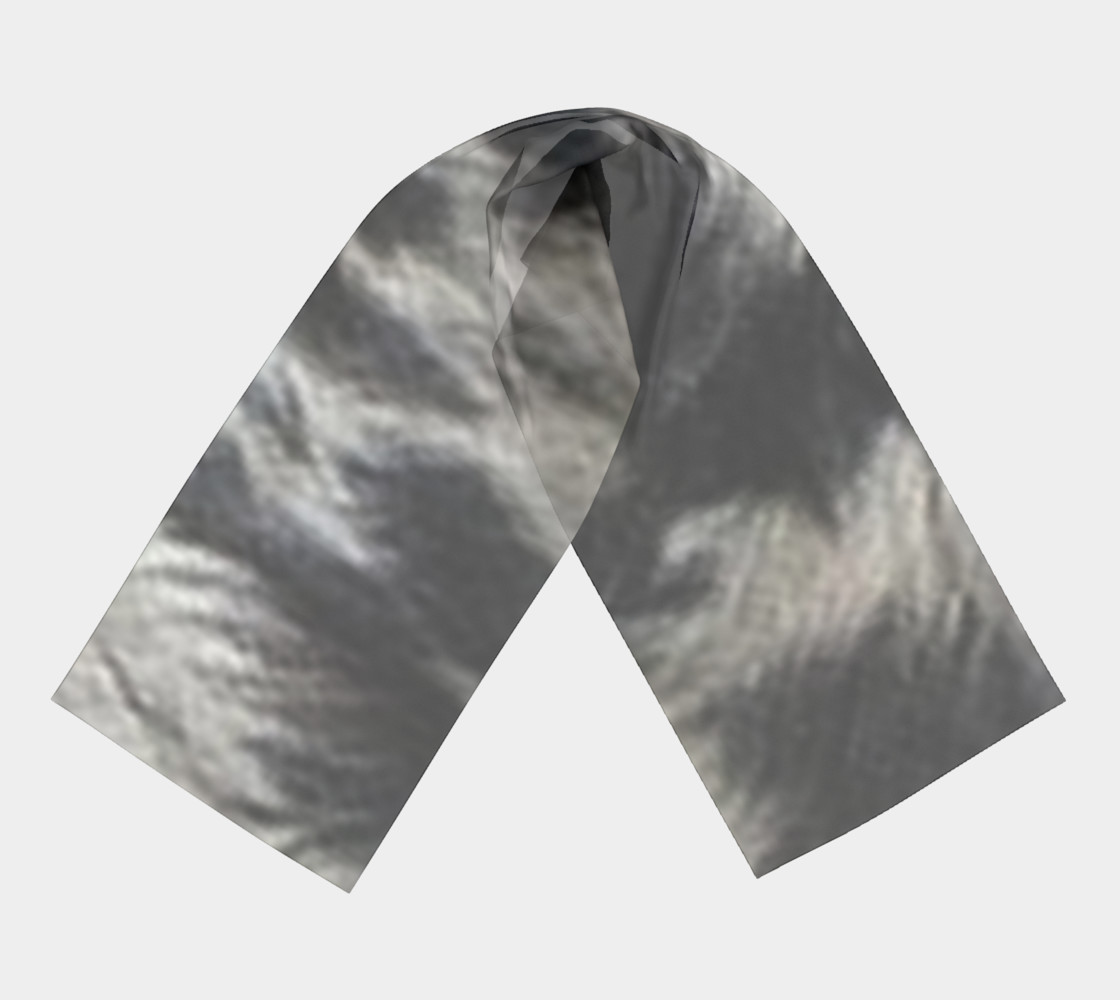 Blue Merle Fur Long Scarf preview #3