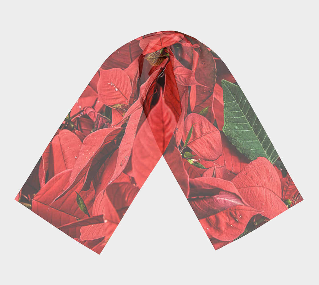 Poinsettia Long Scarf preview #3