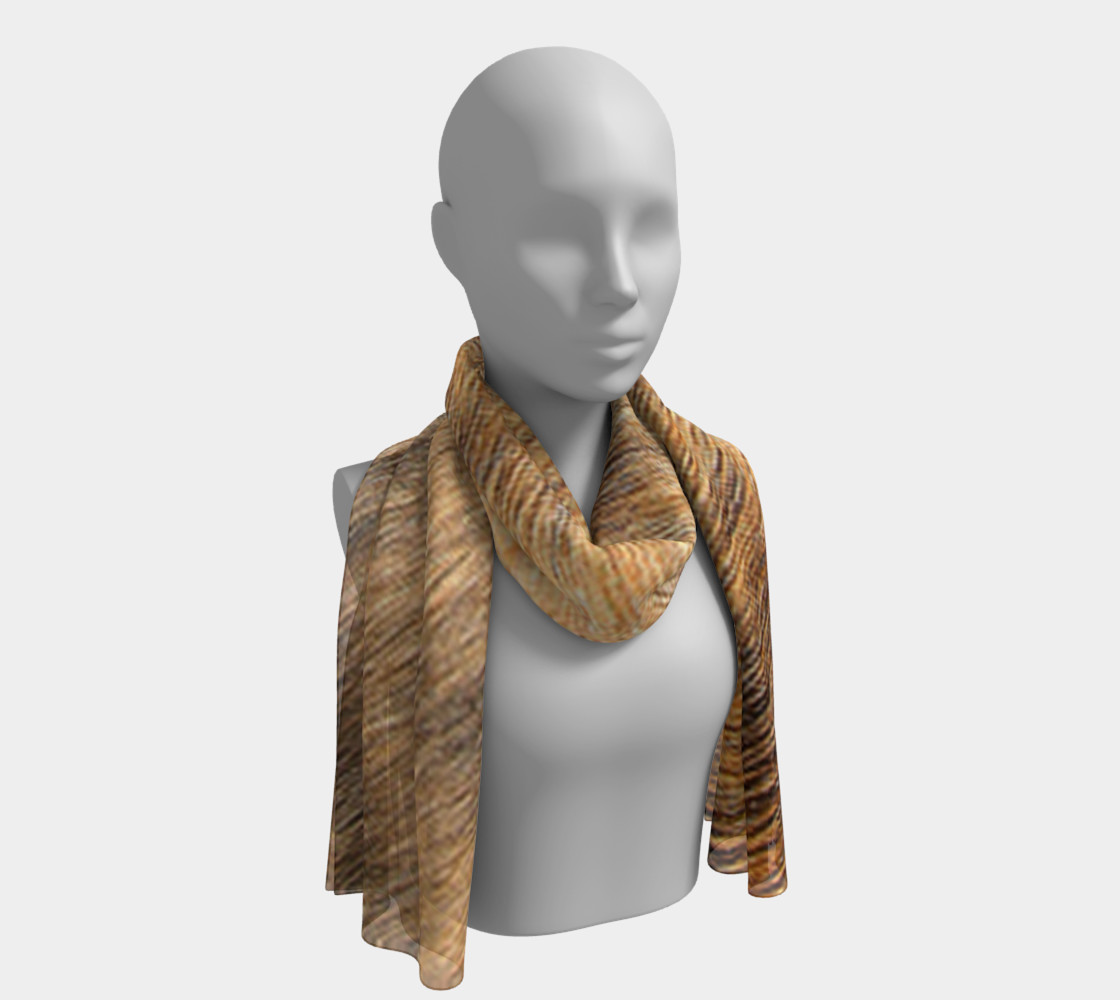 Brindle Fur Long Scarf preview #1