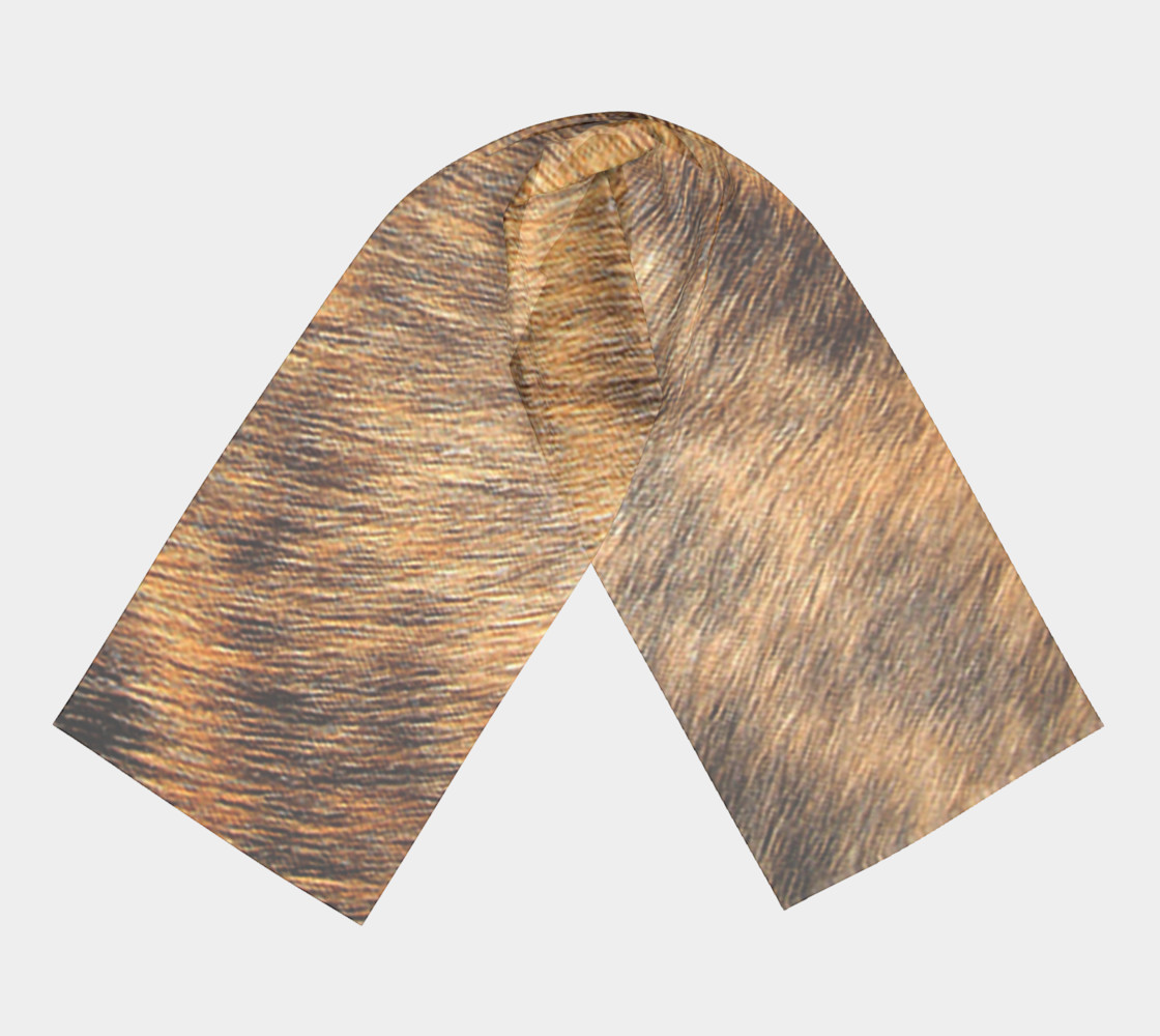 Brindle Fur Long Scarf preview #3