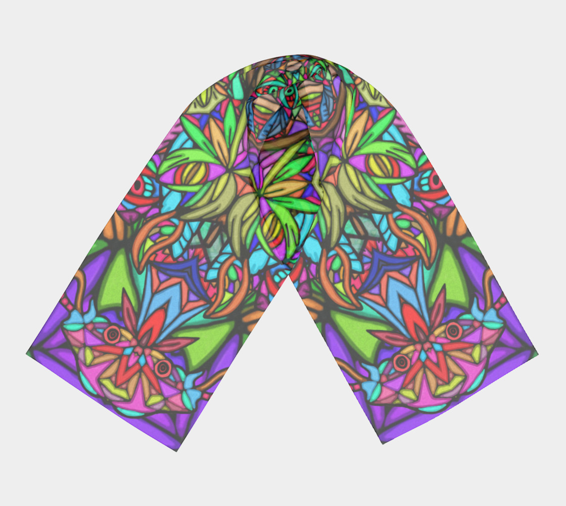 Fern scarf preview #3