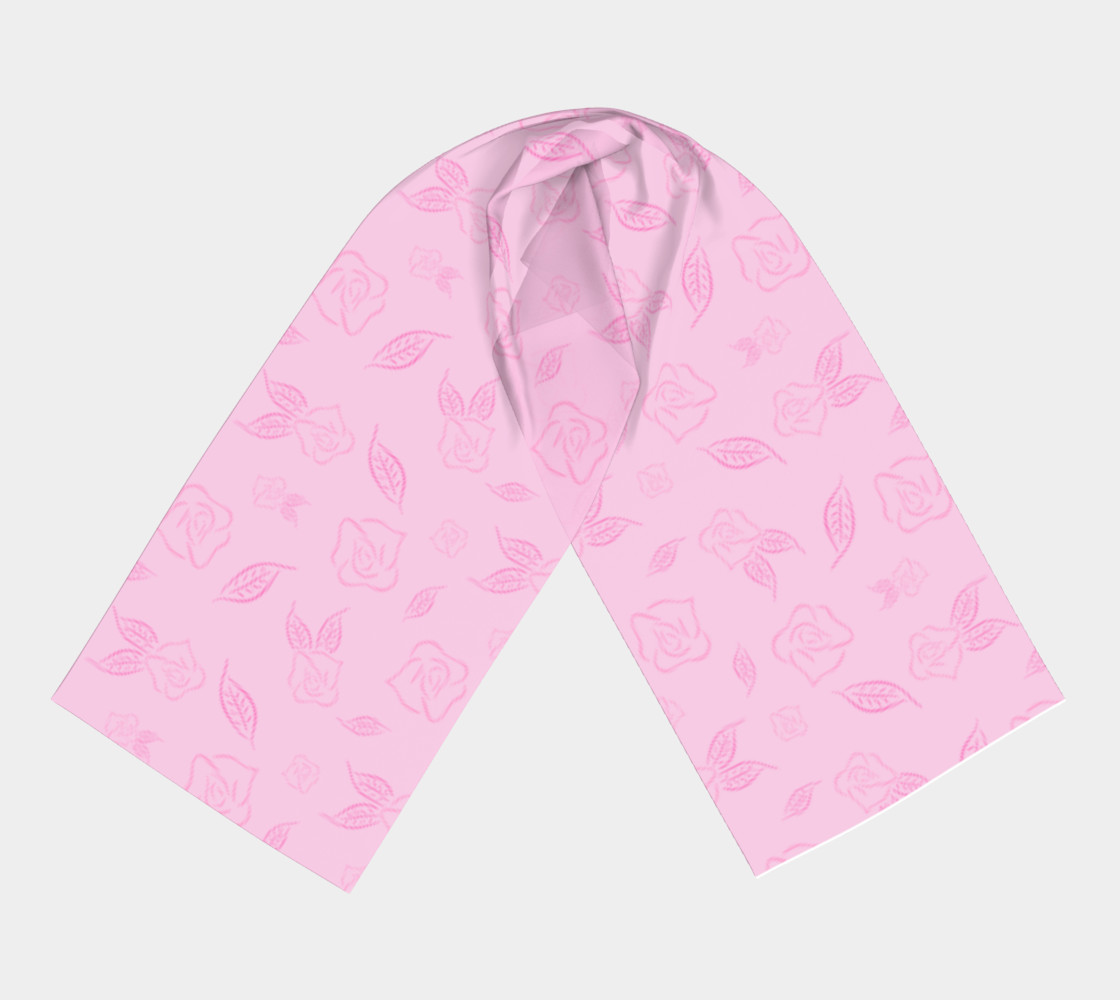 Cartoon Rose Long Scarf preview #3