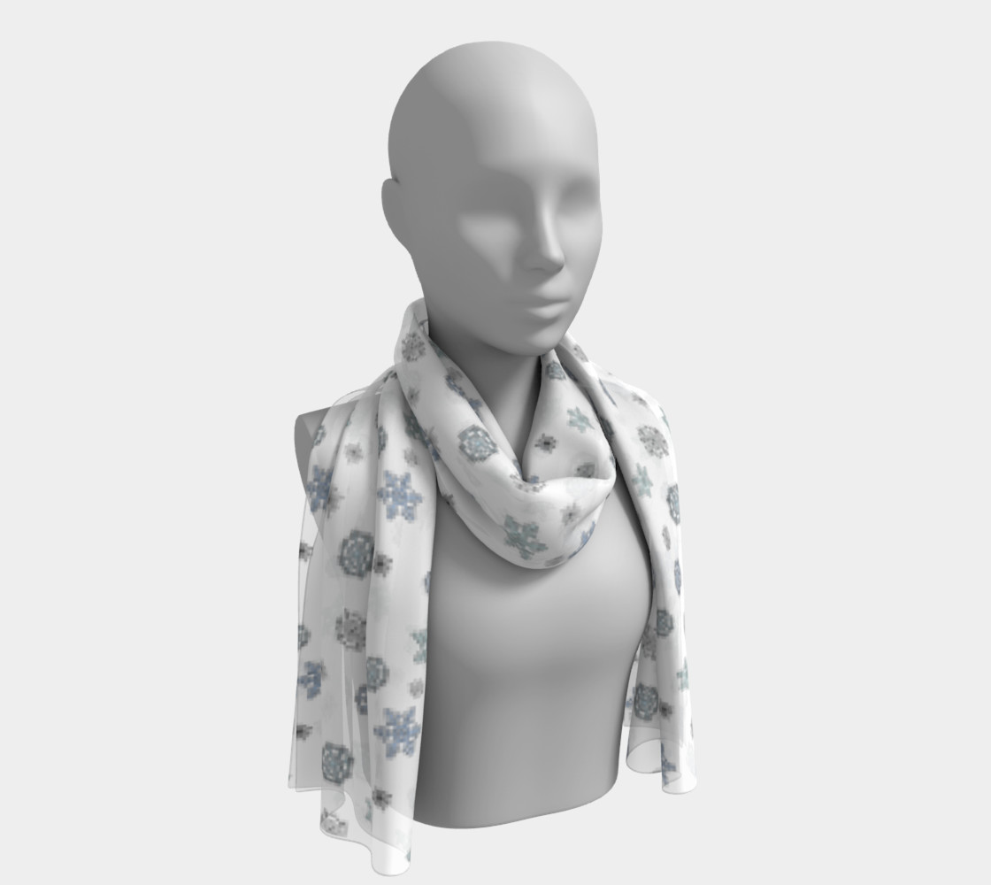 Snowflakes Long Scarf preview #1