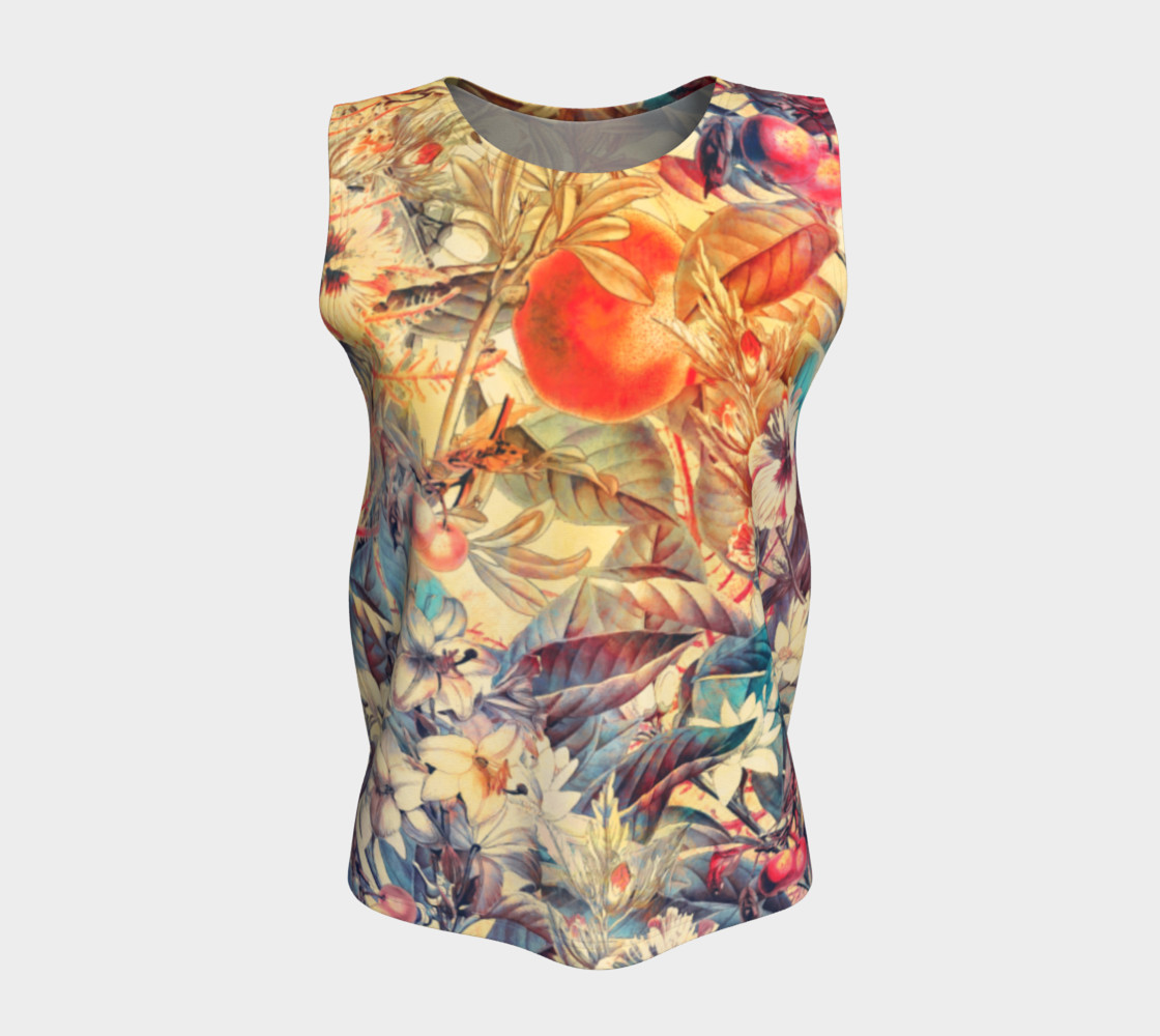 flowers and fruits loose tank top preview #5