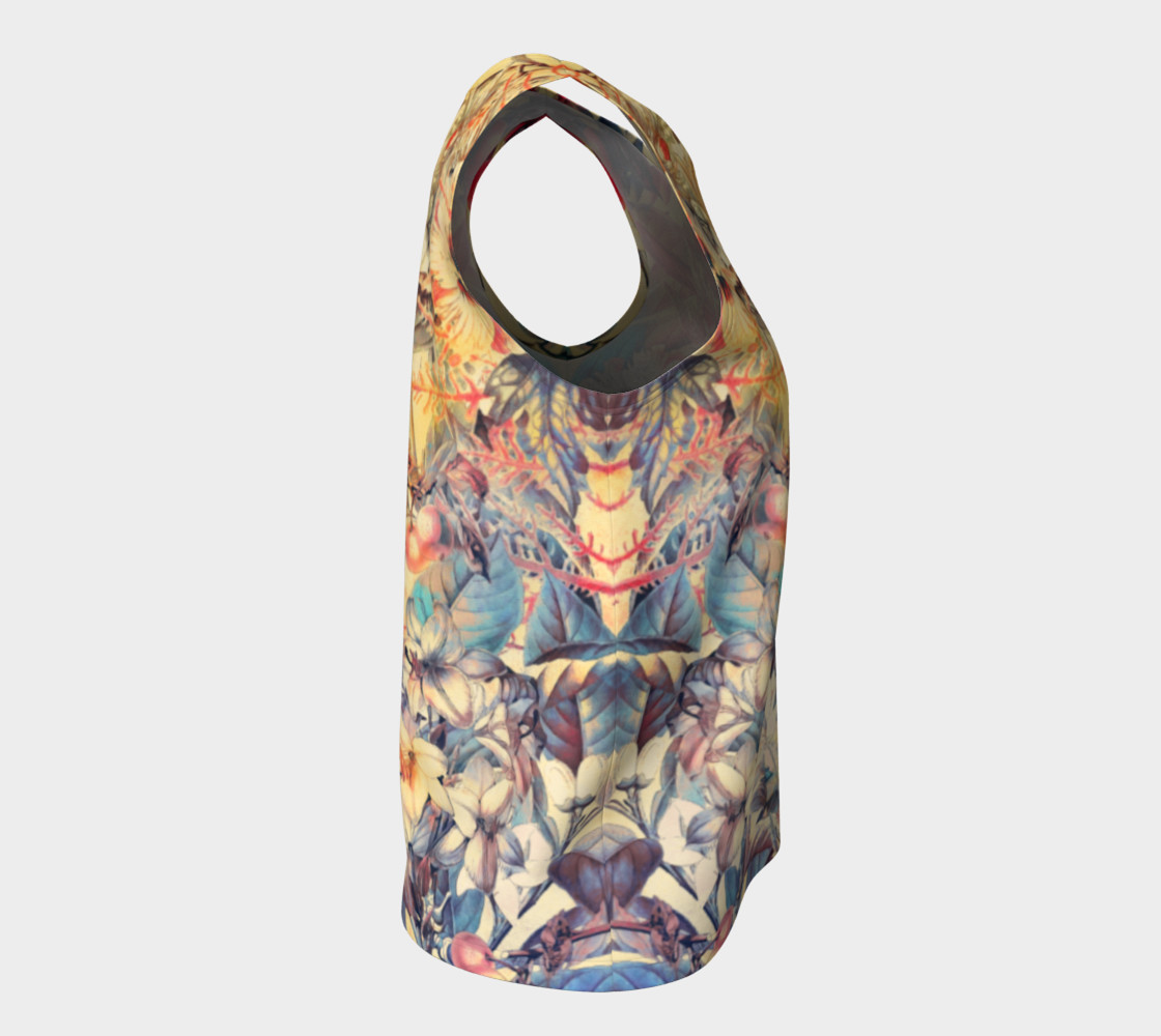 flowers and fruits loose tank top preview #8