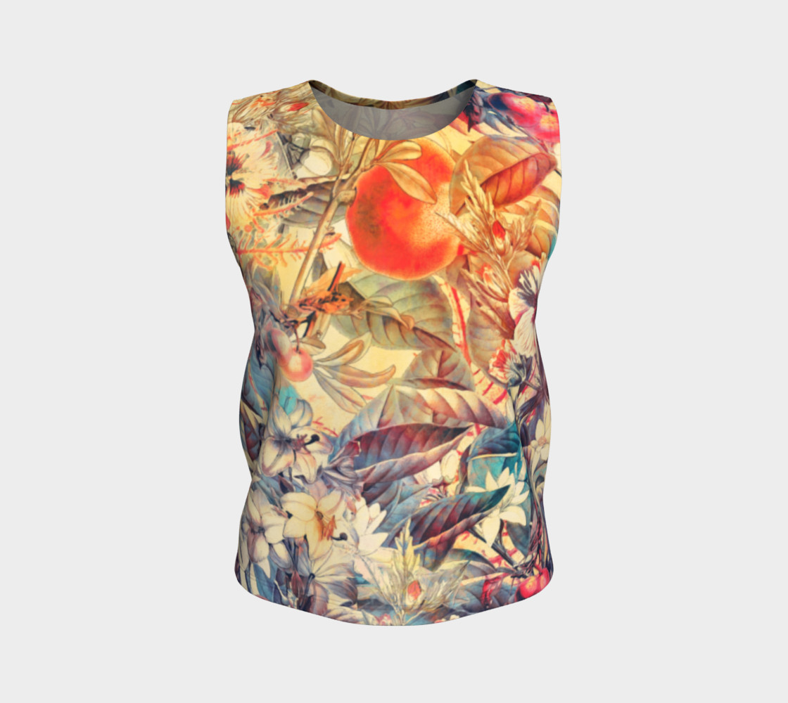 flowers and fruits loose tank top preview #1