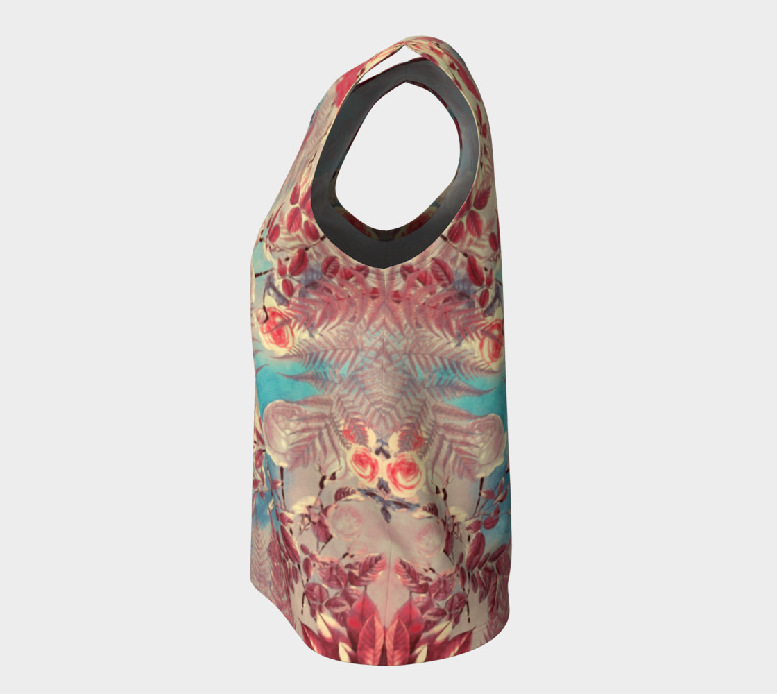 flowers pastel loose tank top preview #7