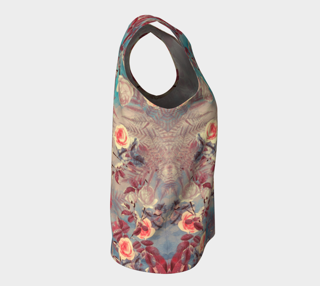 flowers pastel loose tank top preview #8