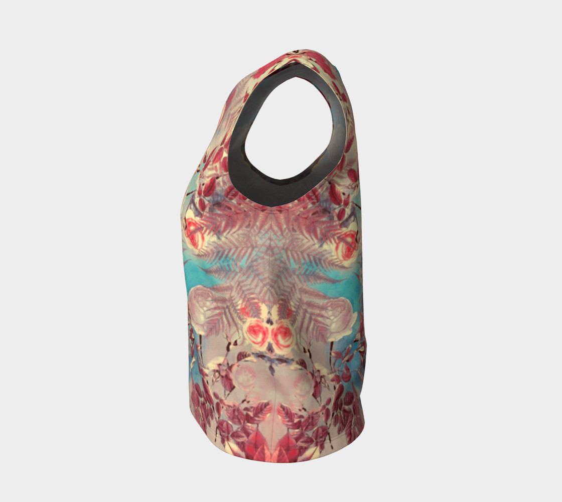 flowers pastel loose tank top preview #3