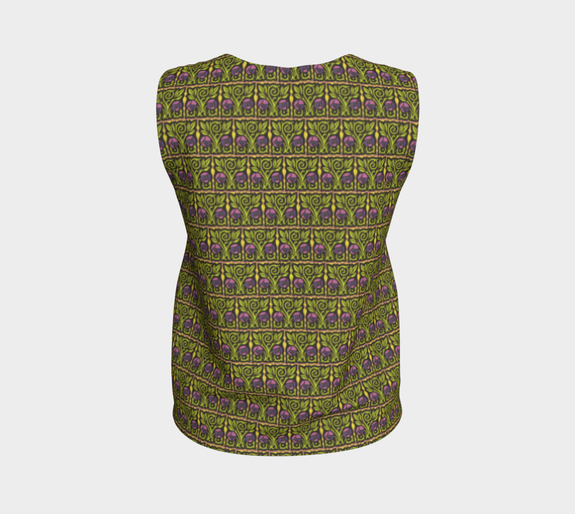 Aperçu de Arts and Crafts Rose Loose Tank #2