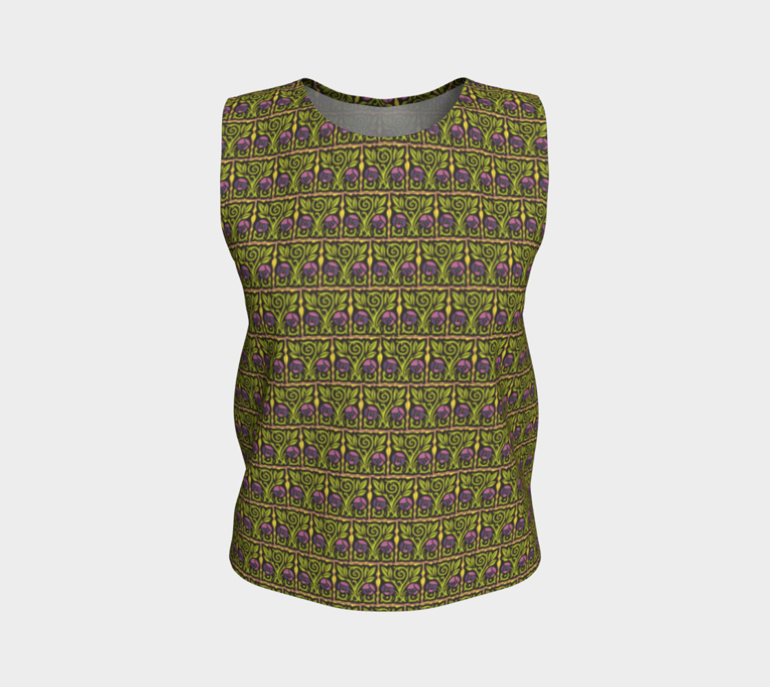 Aperçu de Arts and Crafts Rose Loose Tank #1