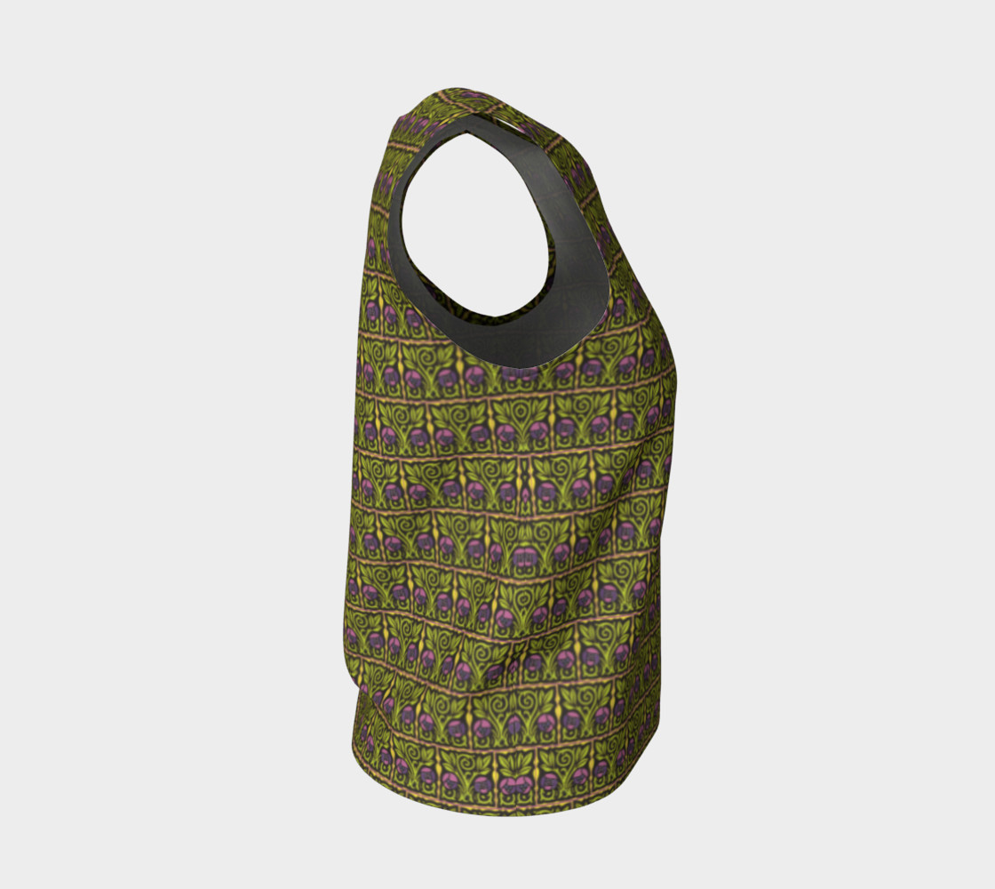 Aperçu de Arts and Crafts Rose Loose Tank #4