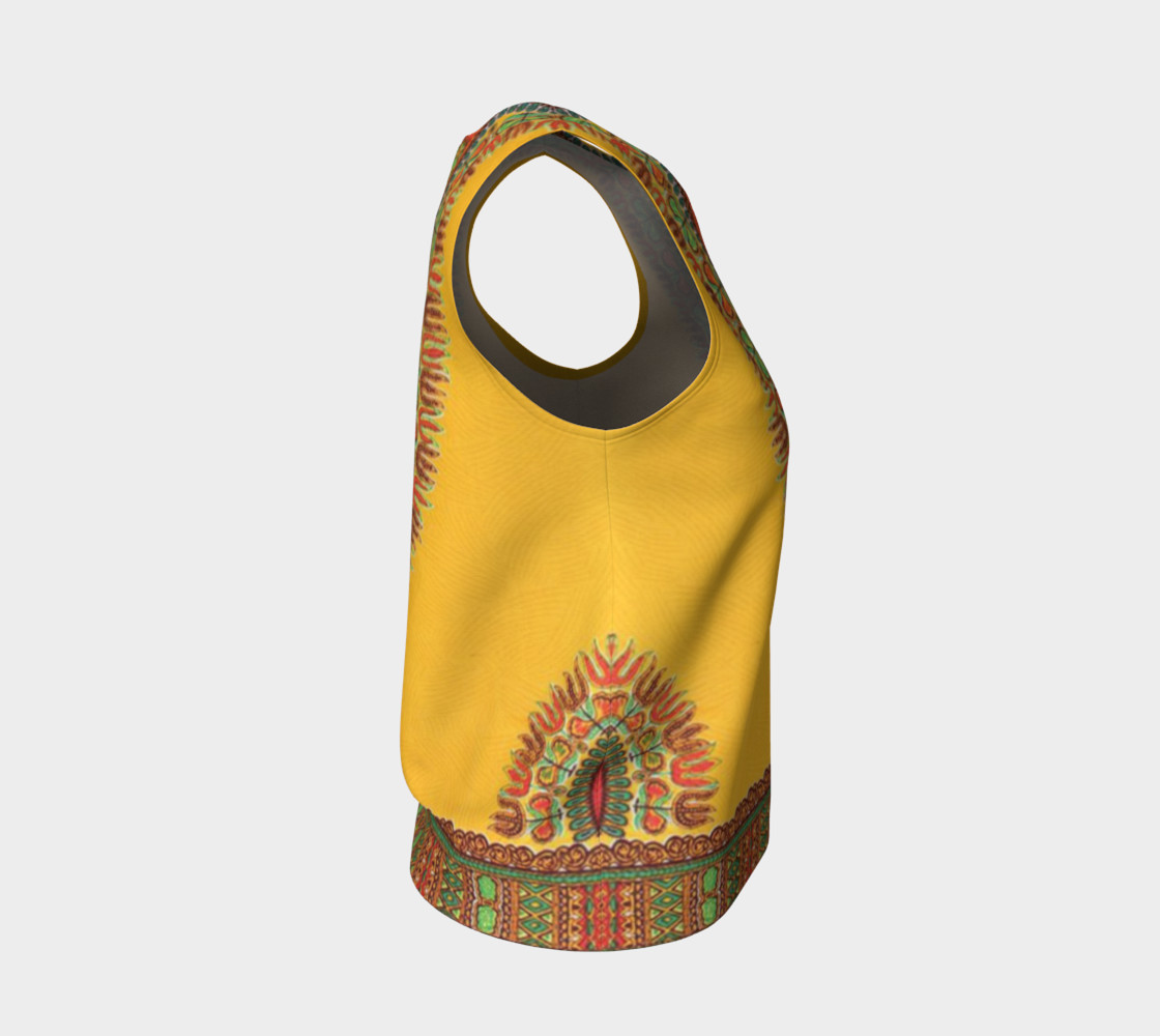 Yellow Dashiki Loose Tank preview #4