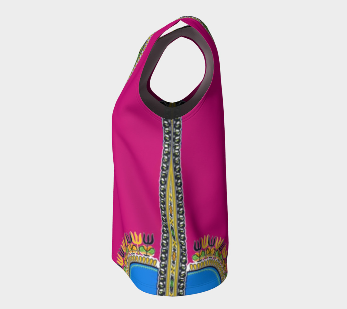 Pink Dashiki Loose Tank preview #7