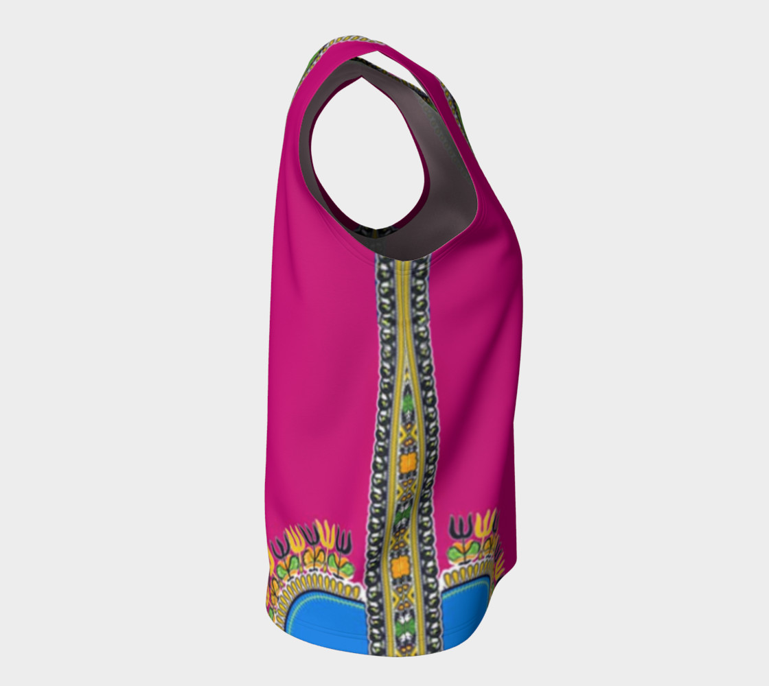 Pink Dashiki Loose Tank preview #8