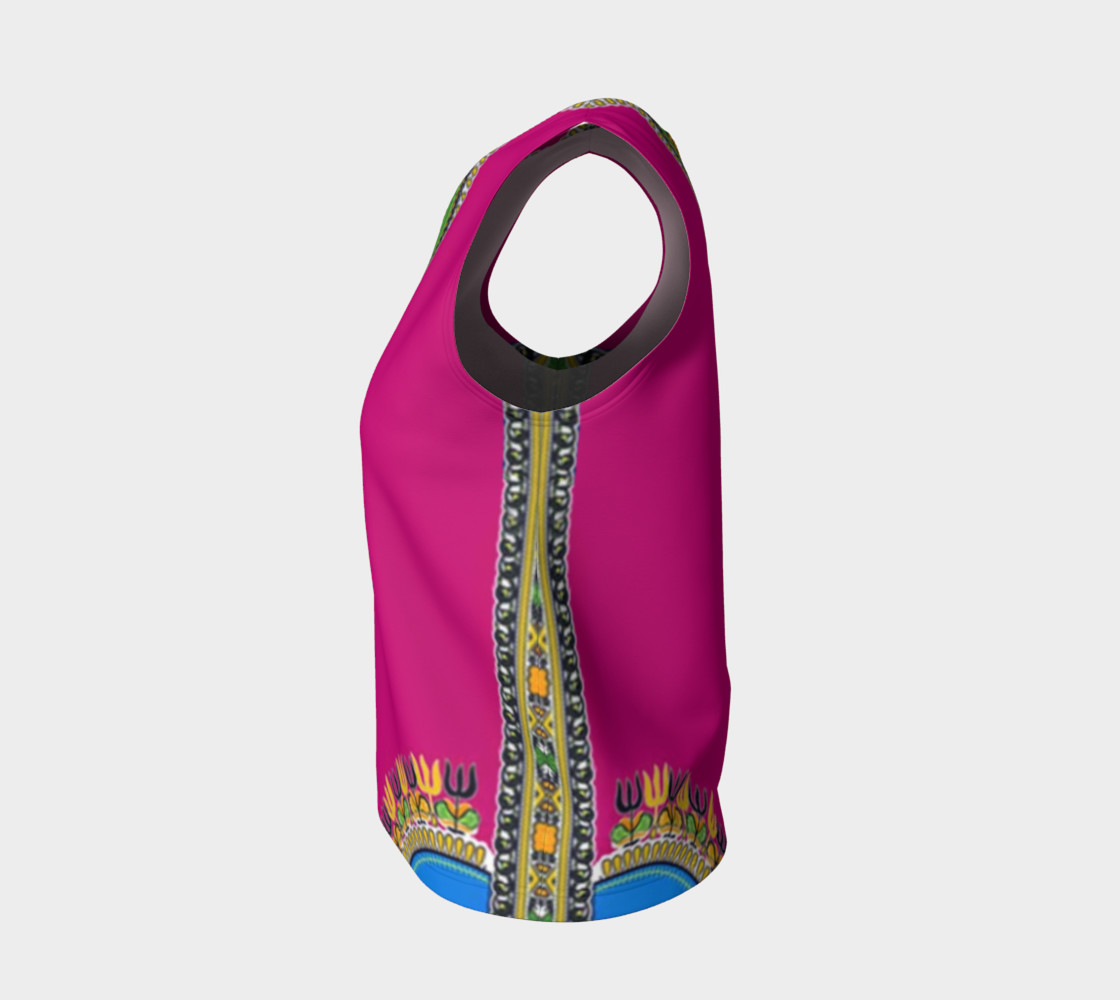 Pink Dashiki Loose Tank preview #3