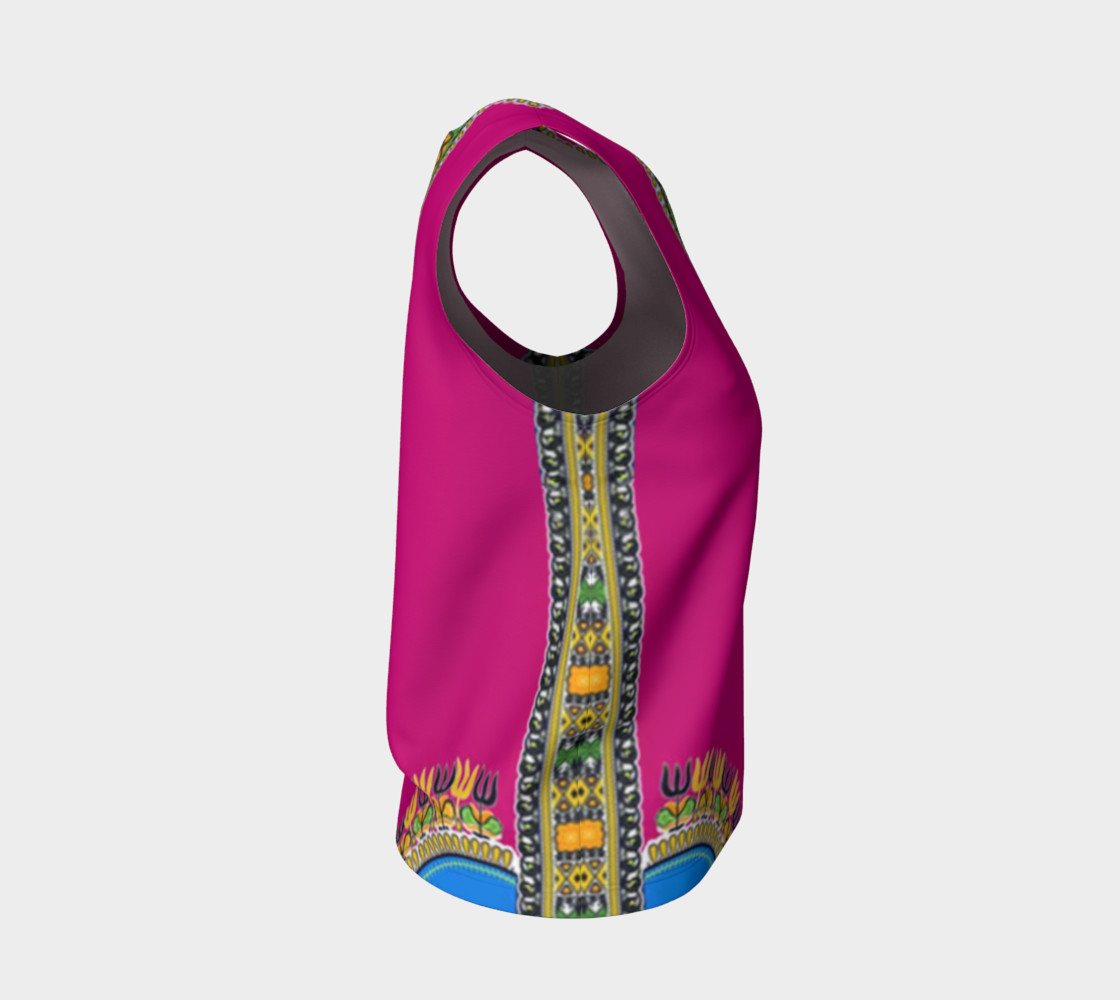 Pink Dashiki Loose Tank preview #4