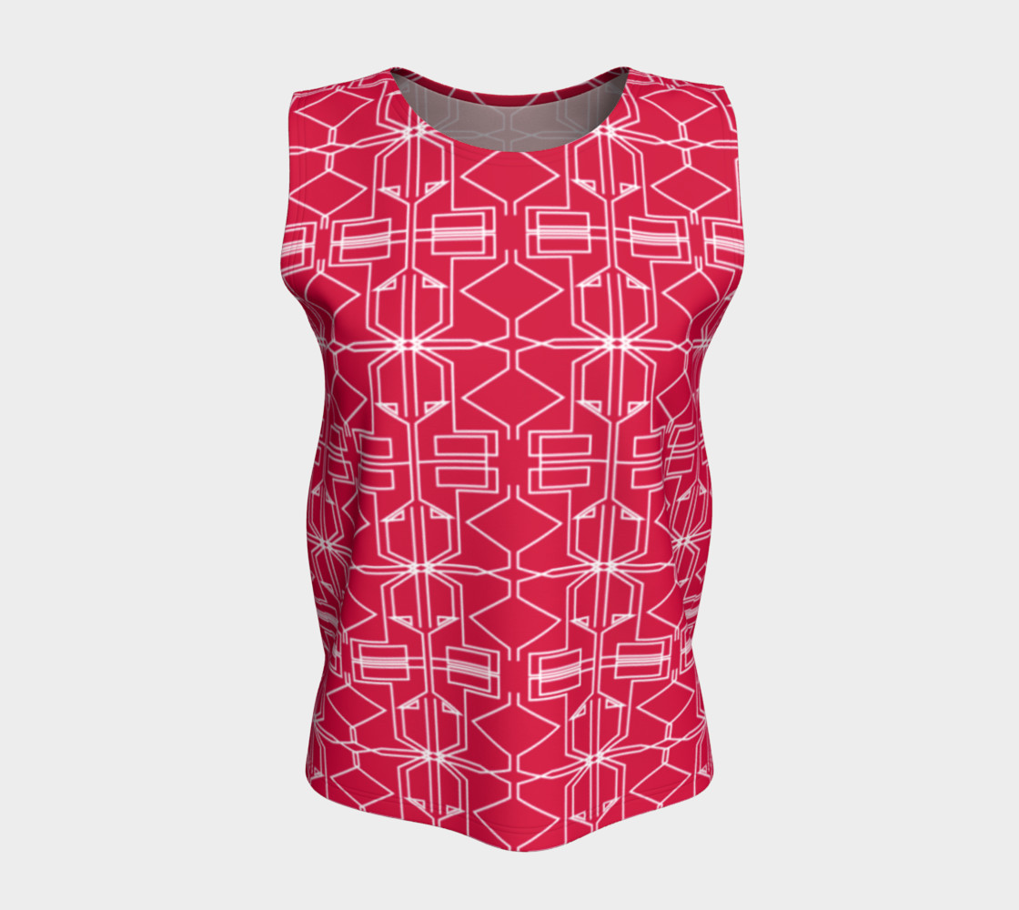 Design top aztecs red white preview #5