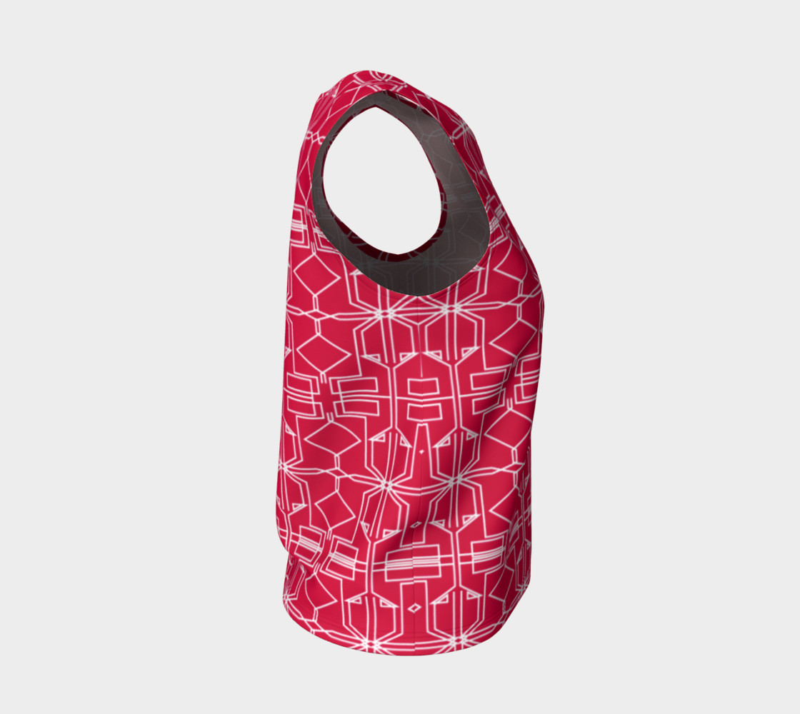 Design top aztecs red white preview #4