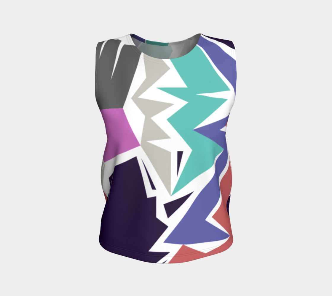 Aperçu de Tank top ethno Blocks Blue #1