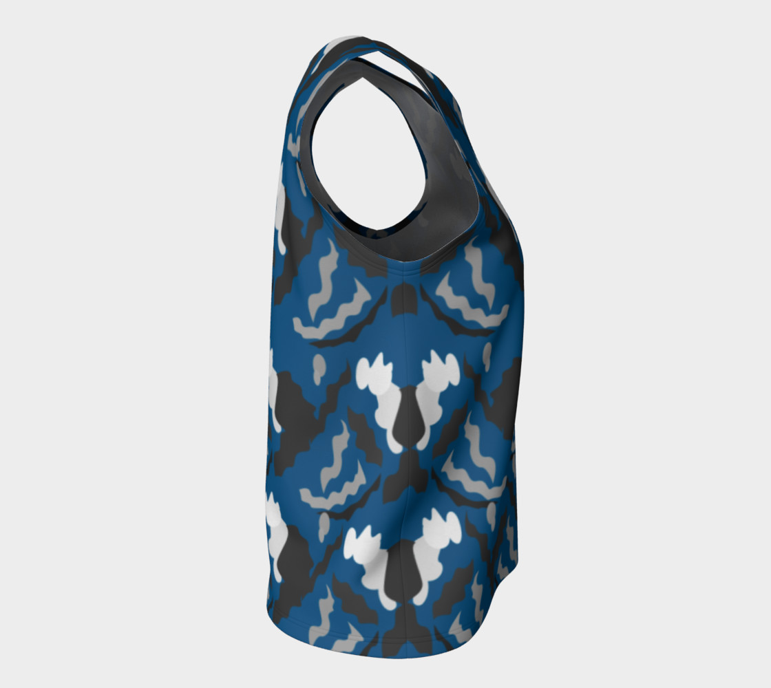 Design top blue with Camu blocks, elements preview #8