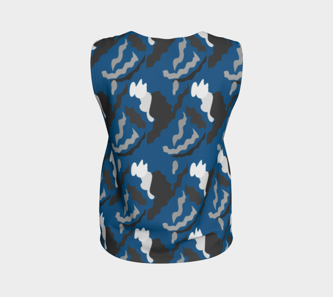 Design top blue with Camu blocks, elements preview #2