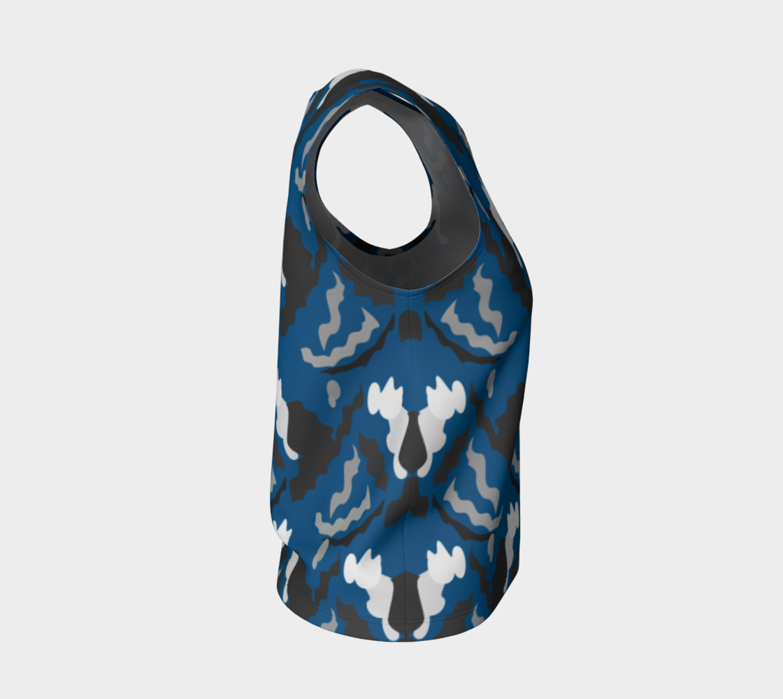 Design top blue with Camu blocks, elements preview #4