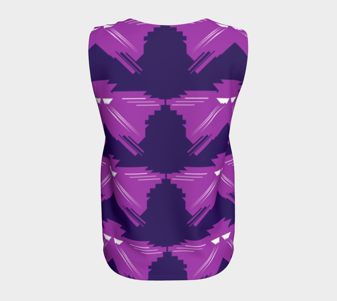 Luxury top, aztecs blue pink Vintage preview #6