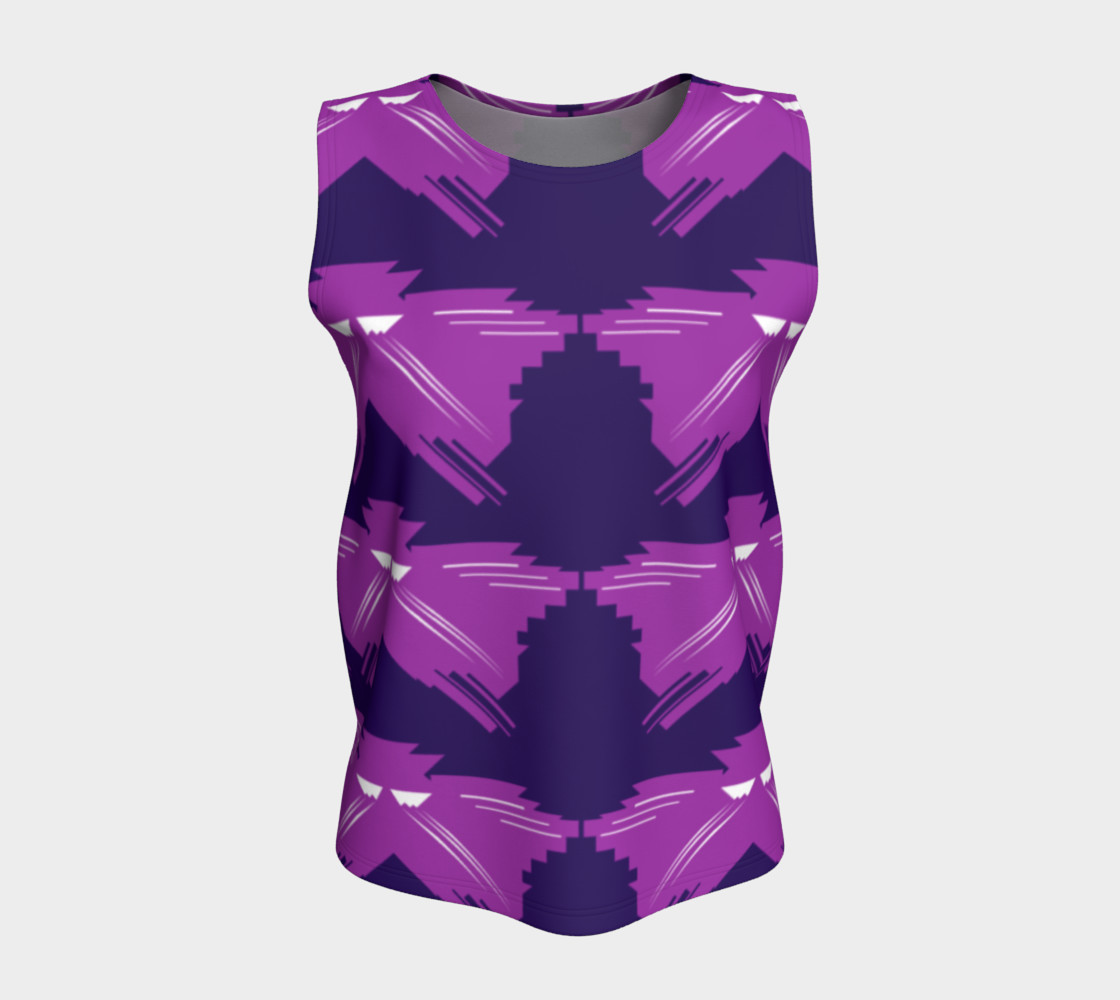 Luxury top, aztecs blue pink Vintage preview #5