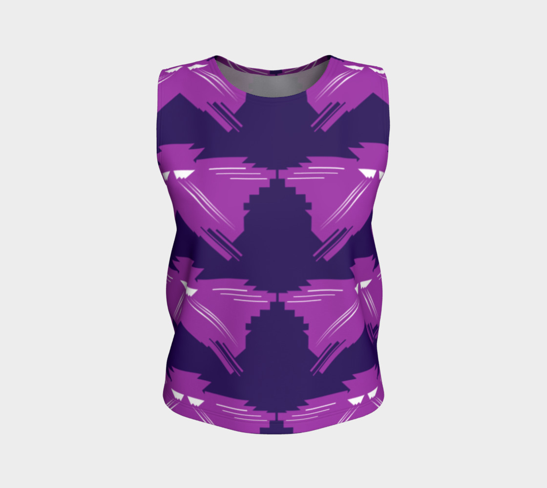 Luxury top, aztecs blue pink Vintage preview #1