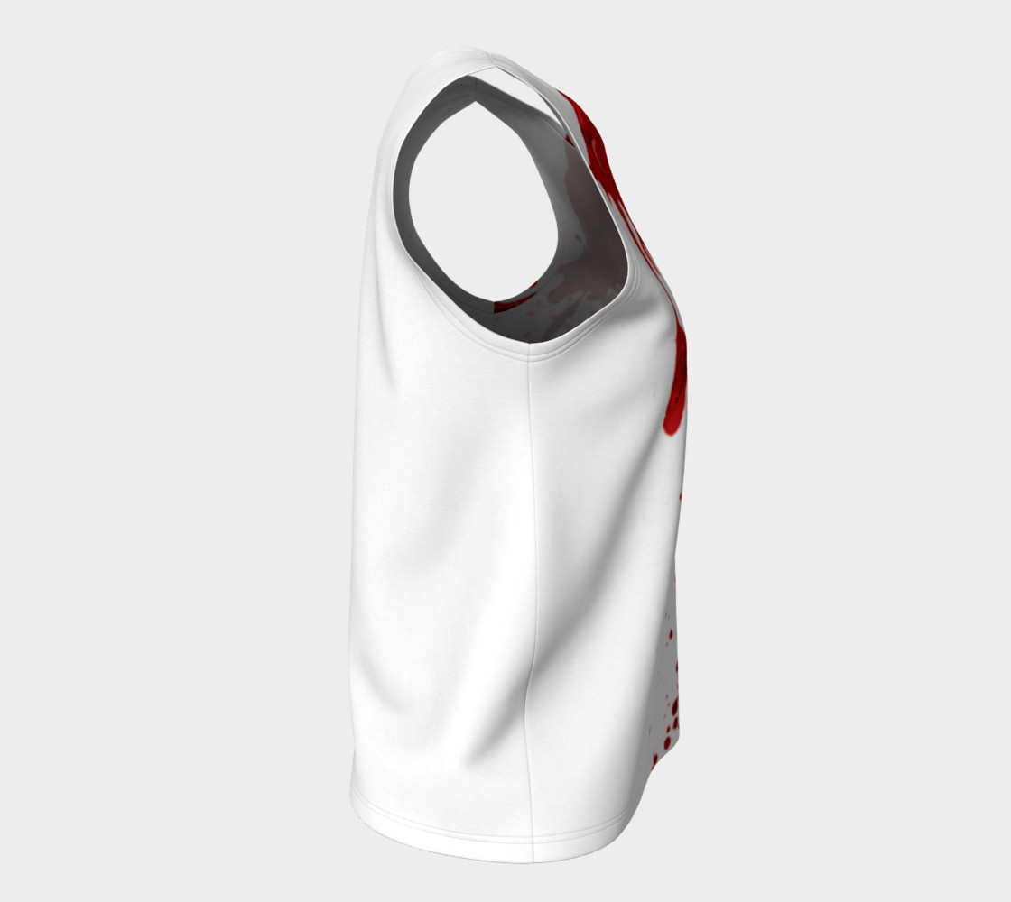 Blood Splatter First Cosplay Halloween Loose Tank Top preview #8