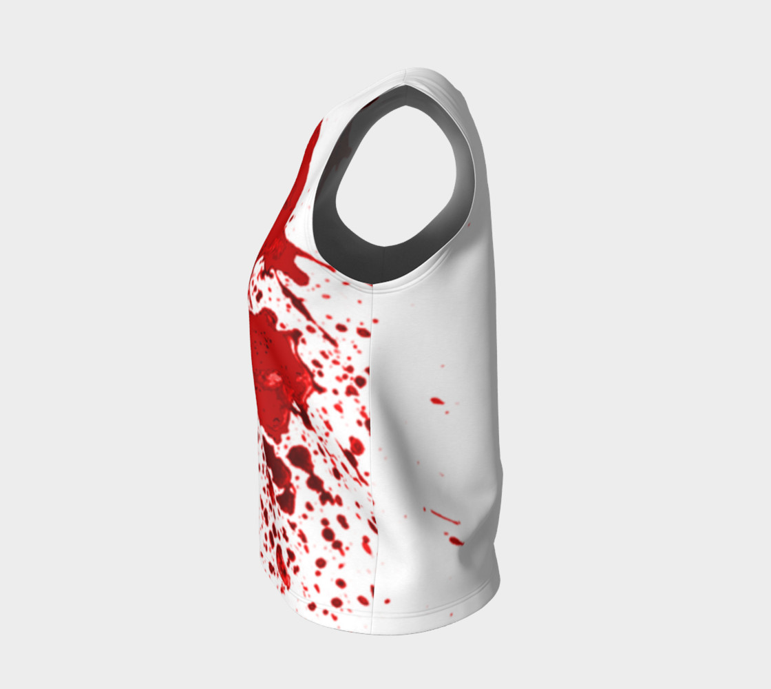 Blood Splatter First Cosplay Halloween Loose Tank Top preview #3