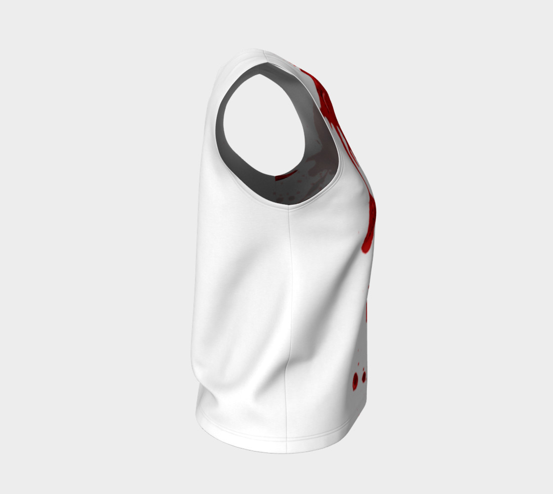 Blood Splatter First Cosplay Halloween Loose Tank Top preview #4