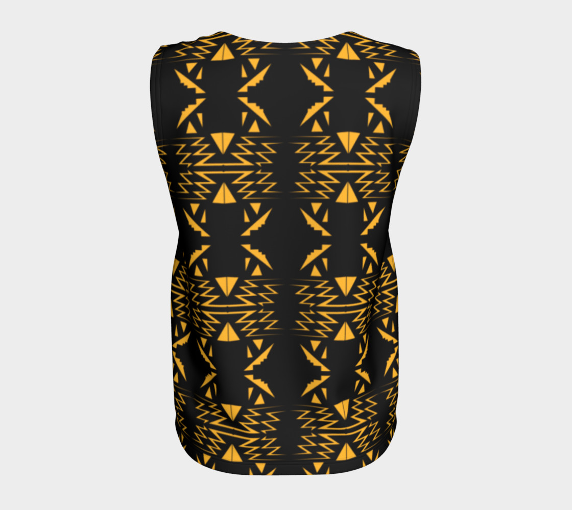 Designers top black gold Vintage Ornam. preview #6