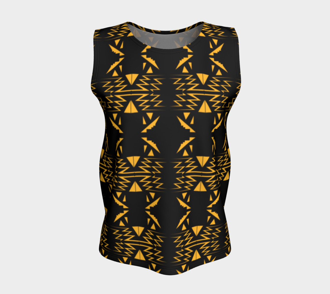 Designers top black gold Vintage Ornam. preview #5