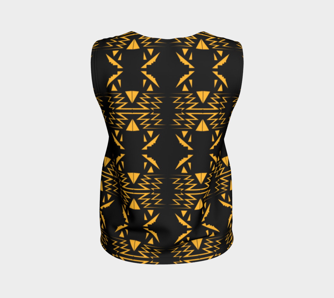Designers top black gold Vintage Ornam. preview #2