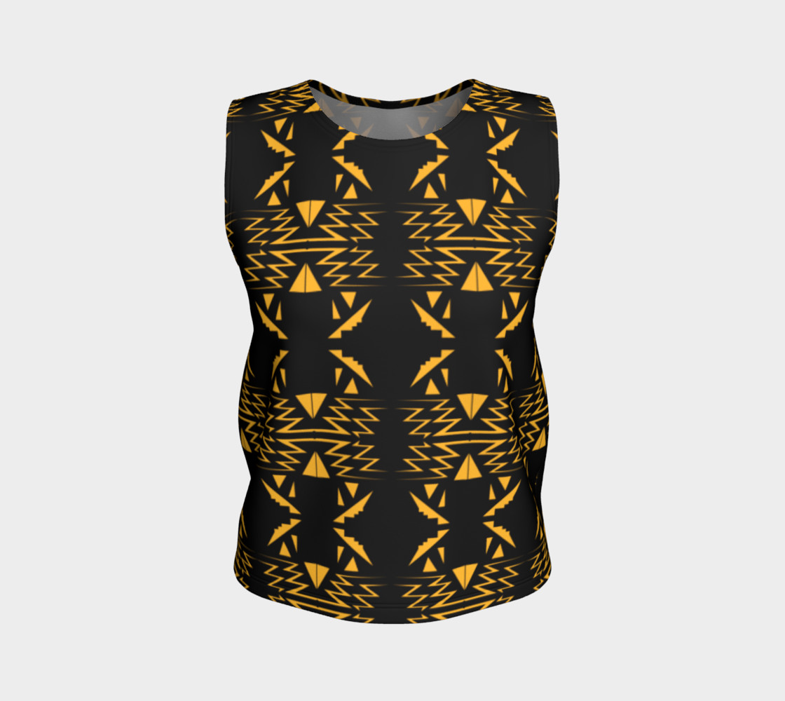 Designers top black gold Vintage Ornam. preview #1