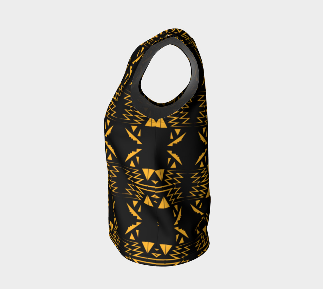 Designers top black gold Vintage Ornam. preview #3