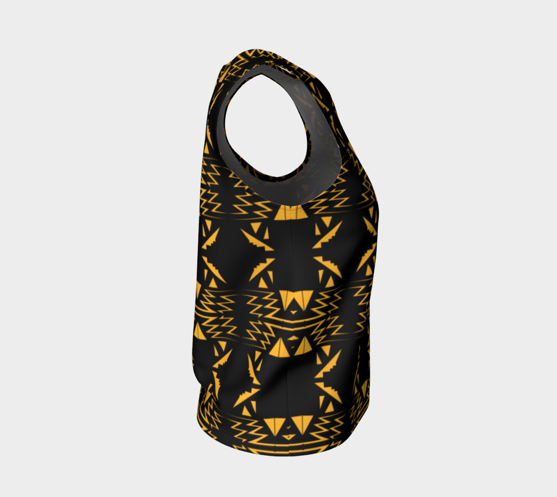 Designers top black gold Vintage Ornam. preview #4