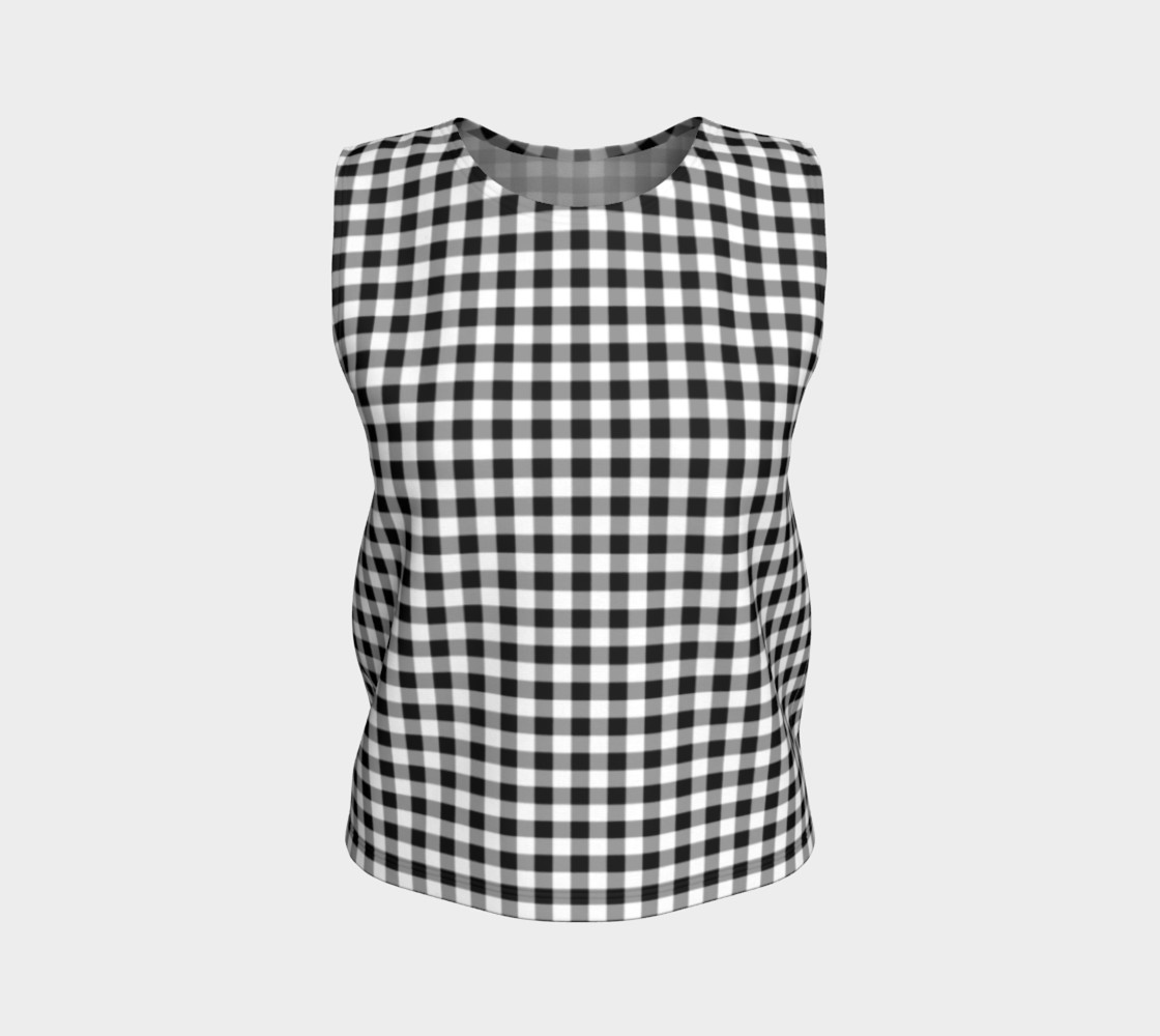 Aperçu de Black and White Gingham #1