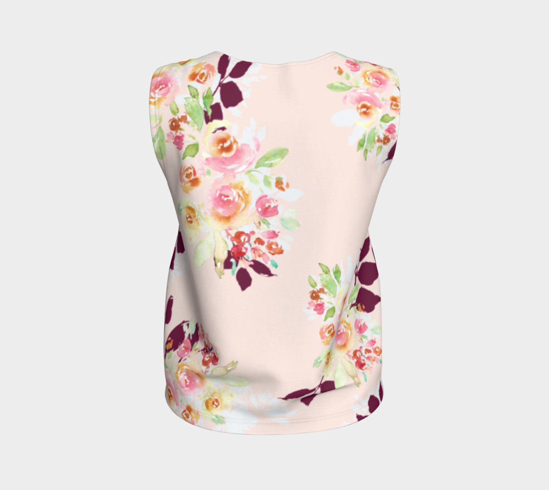 Aperçu de Audrey Blush Rose Long Tank #2