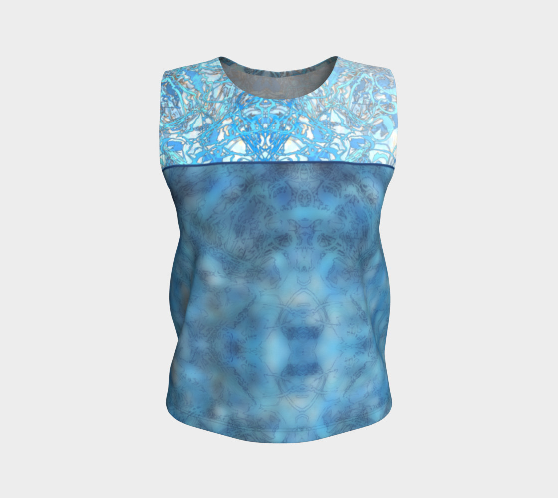 Aperçu de Kaleid Split Bodice Blue Muddle Over Lace #1