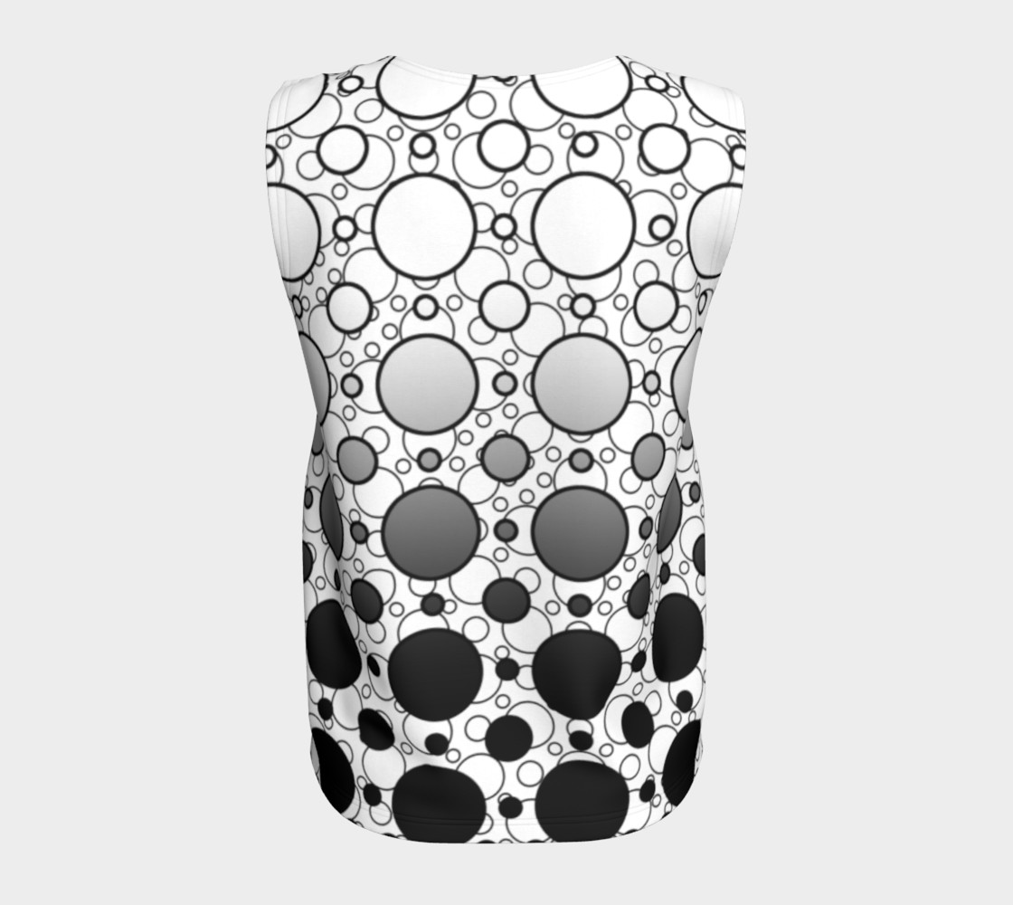 Circle Doodles Loose Tank Top preview #6
