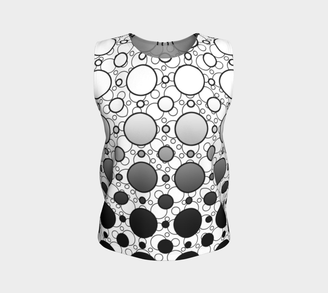 Circle Doodles Loose Tank Top preview #1